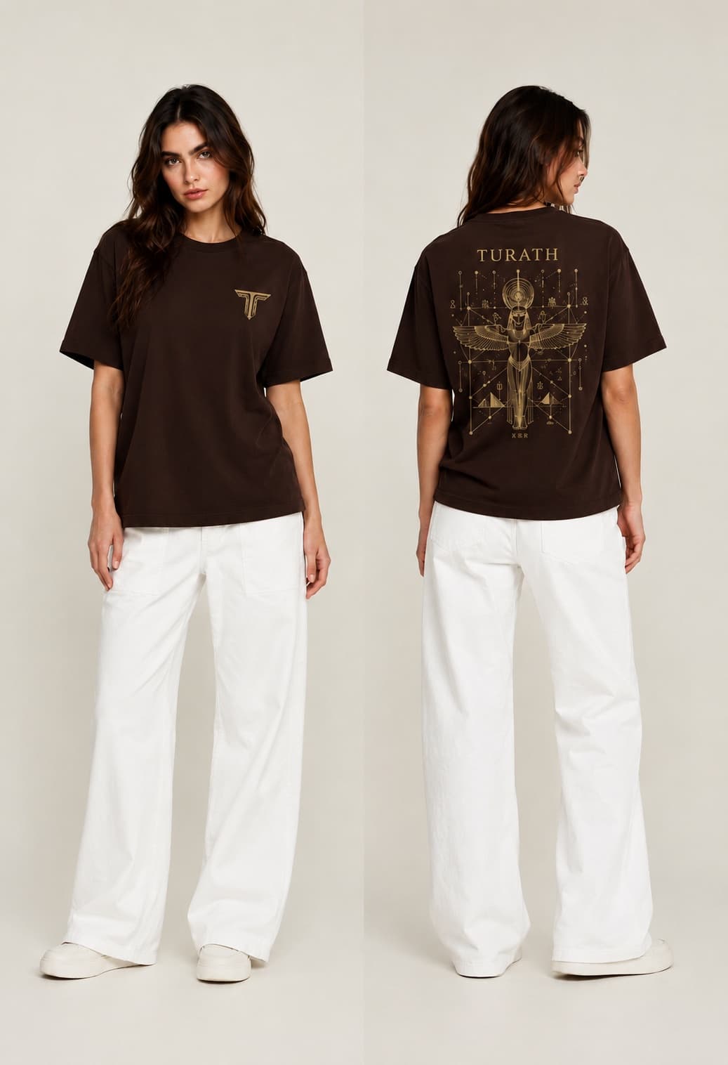T shirt over size